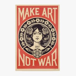 SHEPARD FAIREY-Make Art Not War