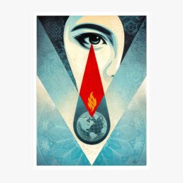 Tear flame SHEPARD FAIREY